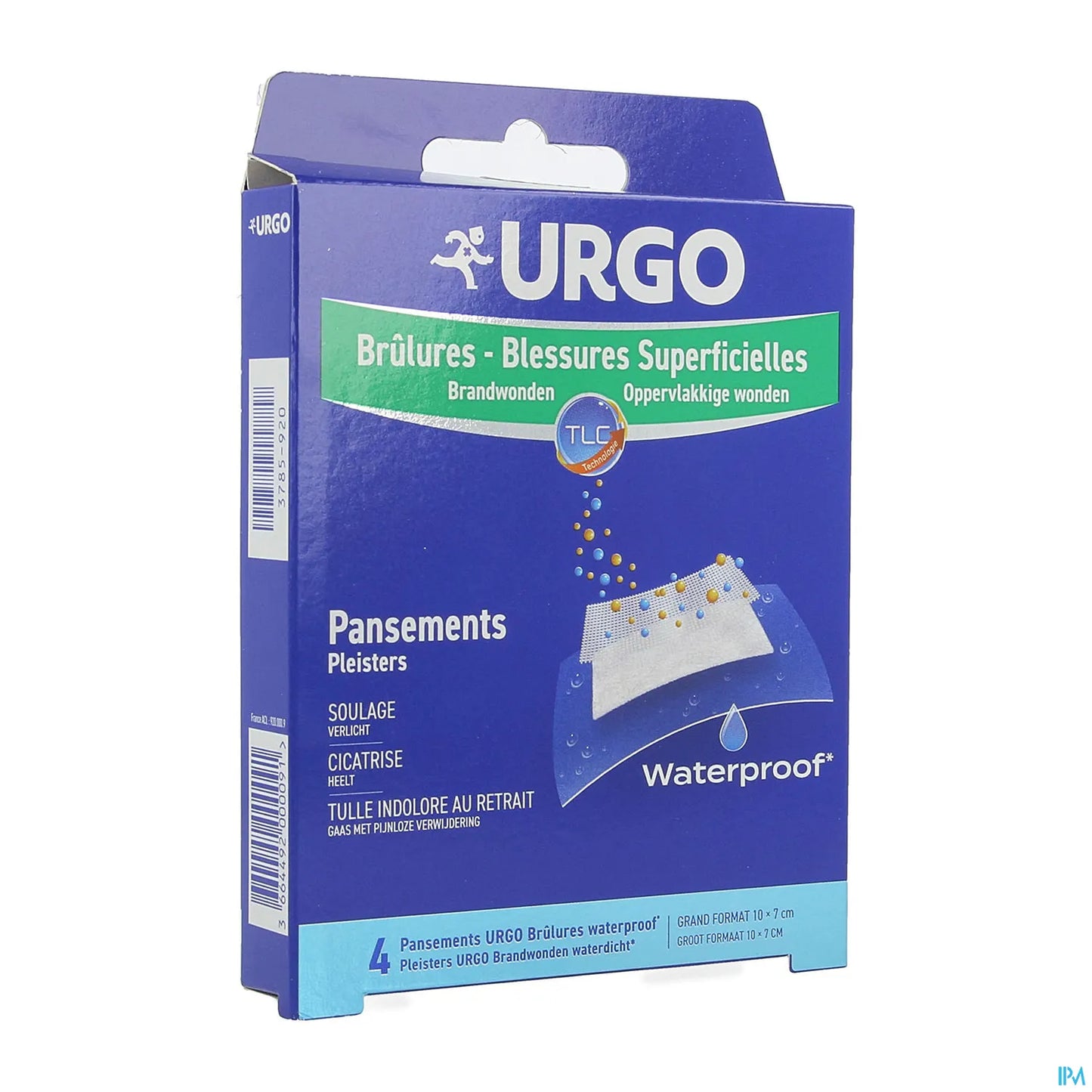 Brûlures Waterproof Grand Format 4 Unités