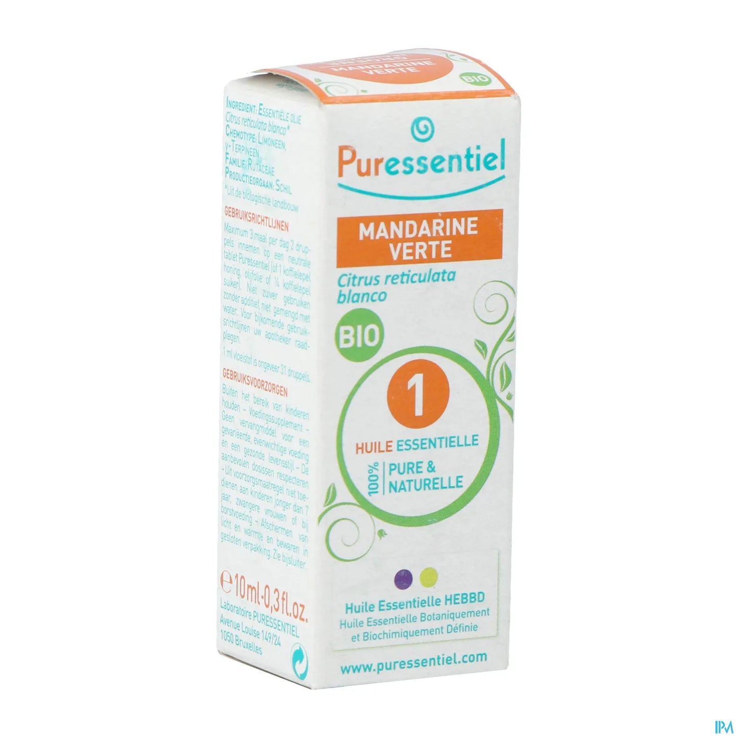 Bio Mandarine Verte Huile Essentielle 10ml