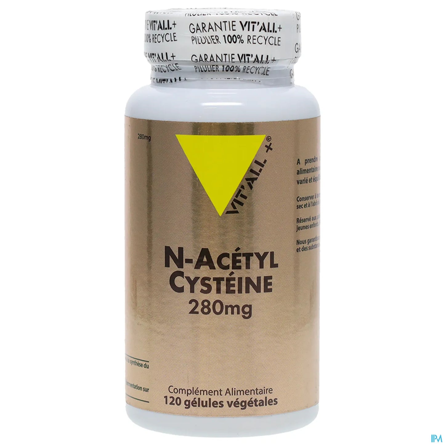 N-Acetyl Cysteine 280mg 120 Vegetable Capsules