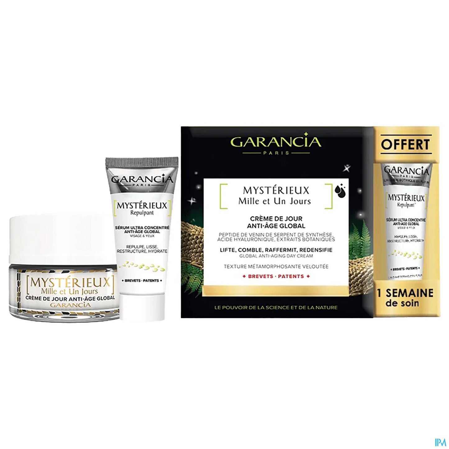 Mysterious Thousand and One Days Global Anti-Aging Day Cream 30ml with 5ml Miniature