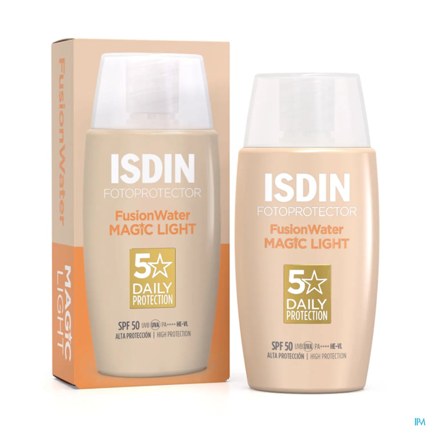 Fotoprotector Fusion Water Color SPF50 50ml - Teinte Light
