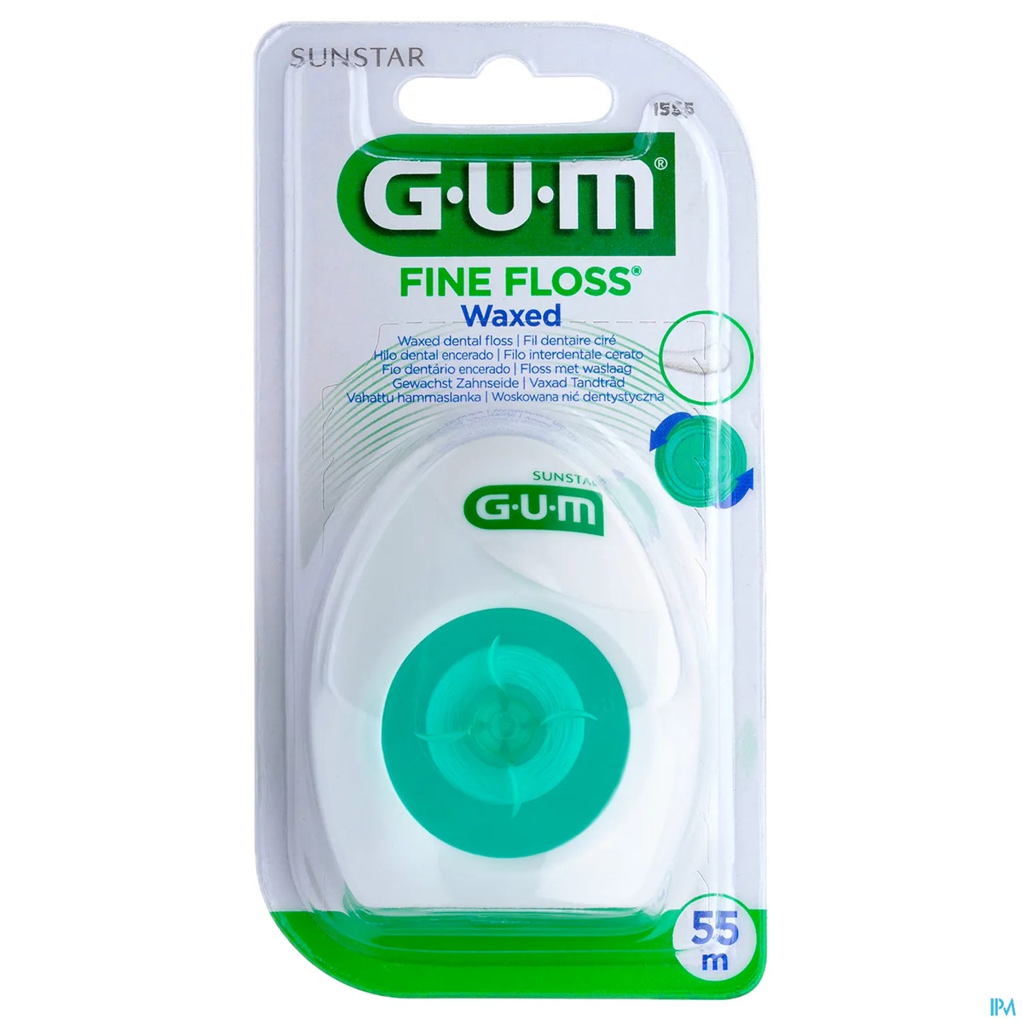 Sunstar Gum Fine Floss filo interdentale cerato cilindrico 55 m
