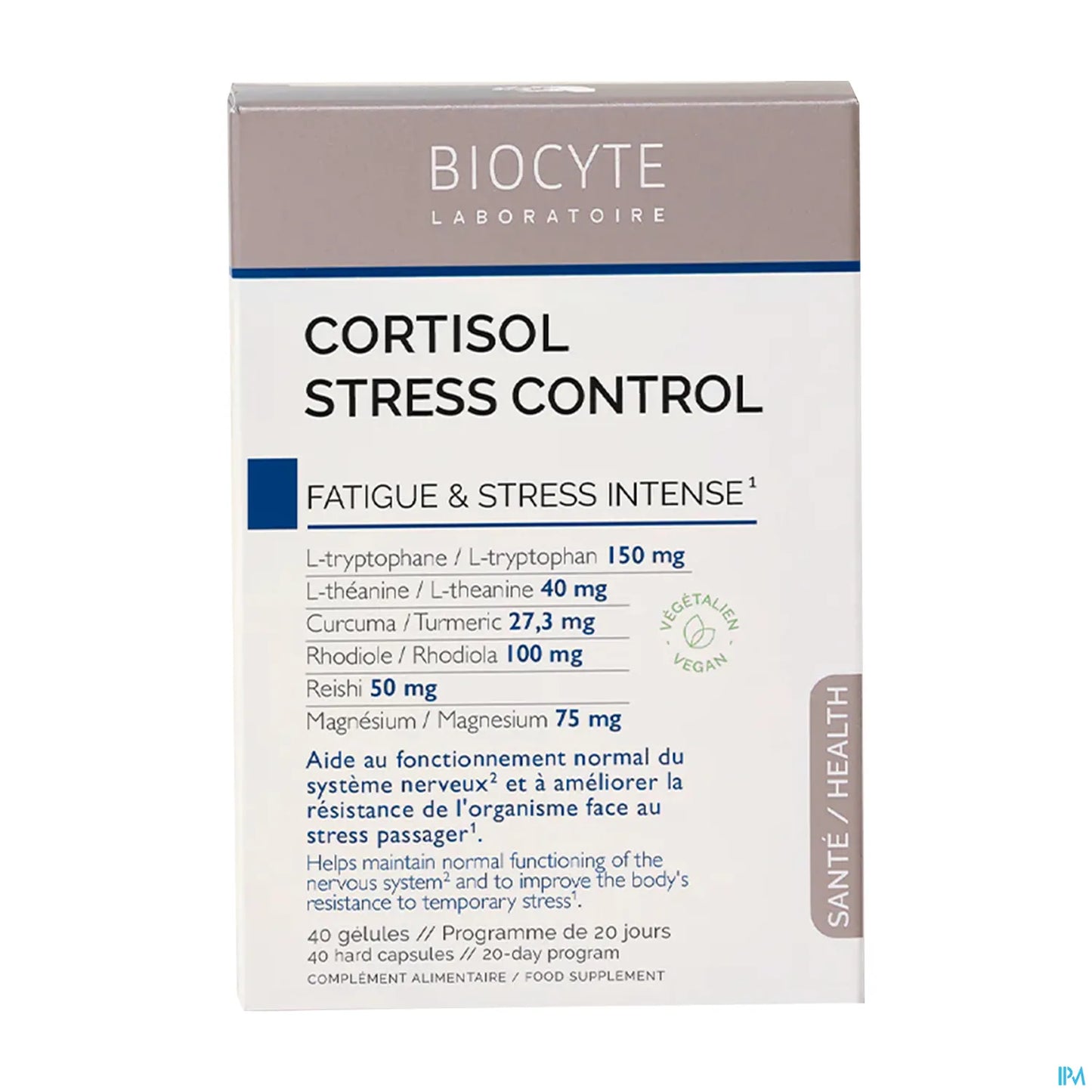 Controllo dello stress con cortisolo 40 capsule