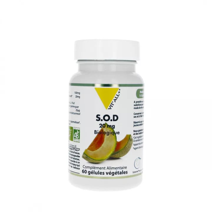 Organic Vegetable SOD 20mg 60 Capsules
