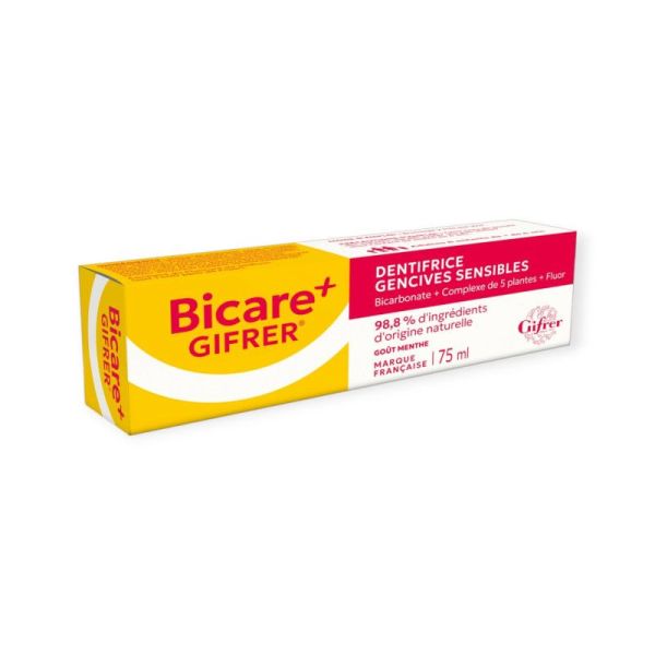 Bicare Plus Dentifrice Gencives Sensibles Tube 75mL