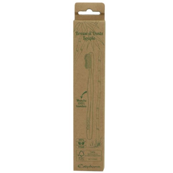 Brosse à Dents Souple en Bambou Adulte