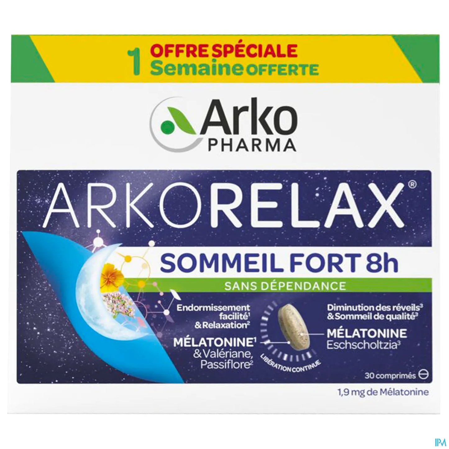 Arkorelax Sommeil Fort 8H 30 Comprimés