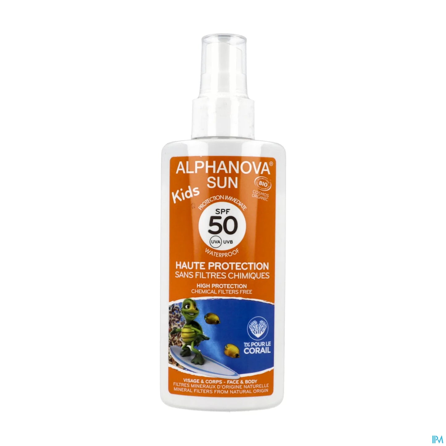 Sun Kids Spray Solaire Indice de Protection 50 125 g