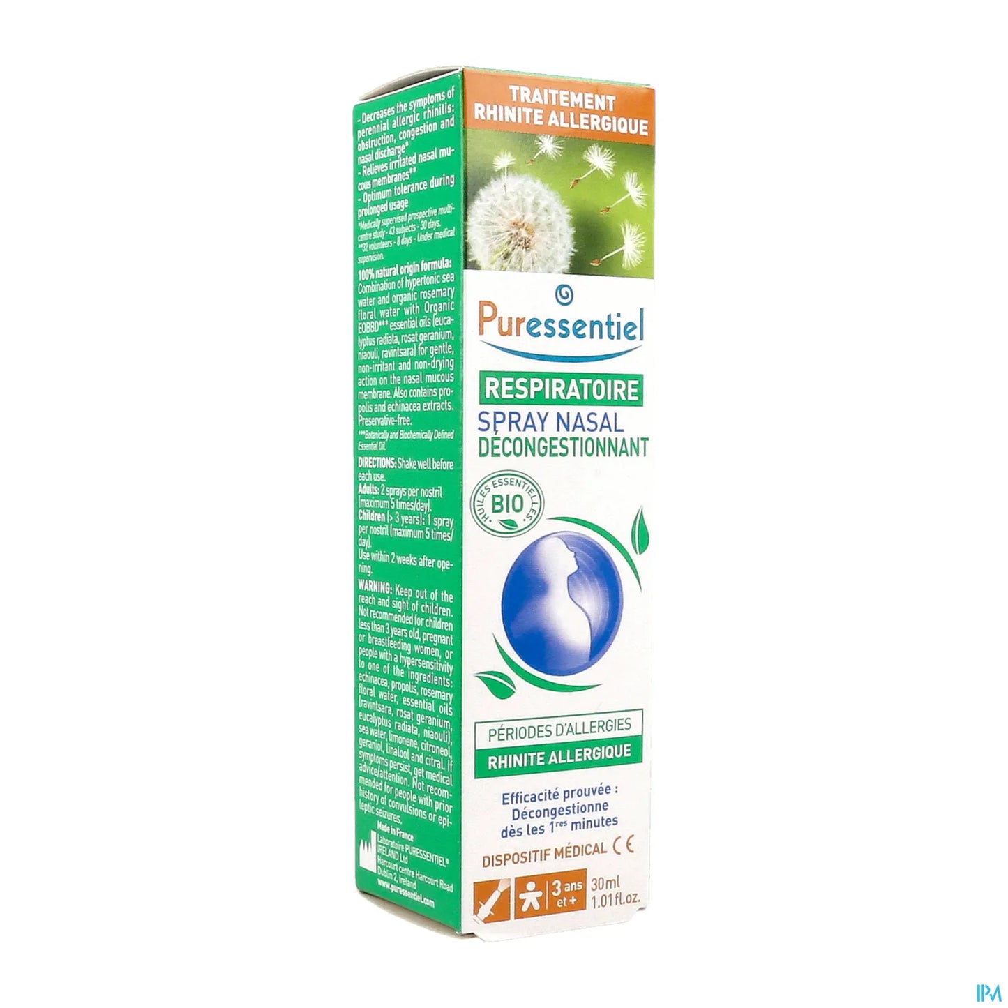 Spray Nasal Décongestionnant 30 mL