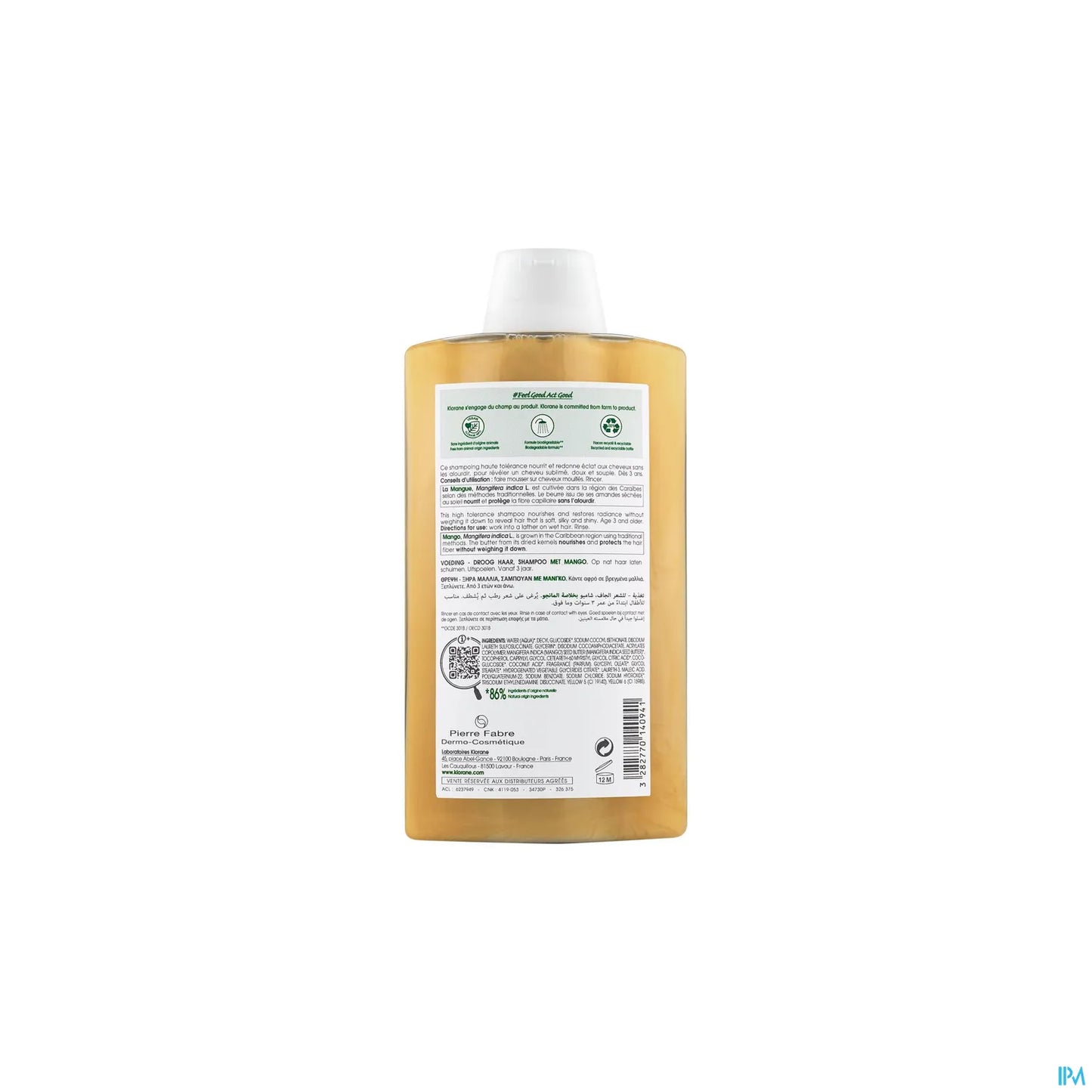 Shampooing au Beurre de Mangue 400 ml