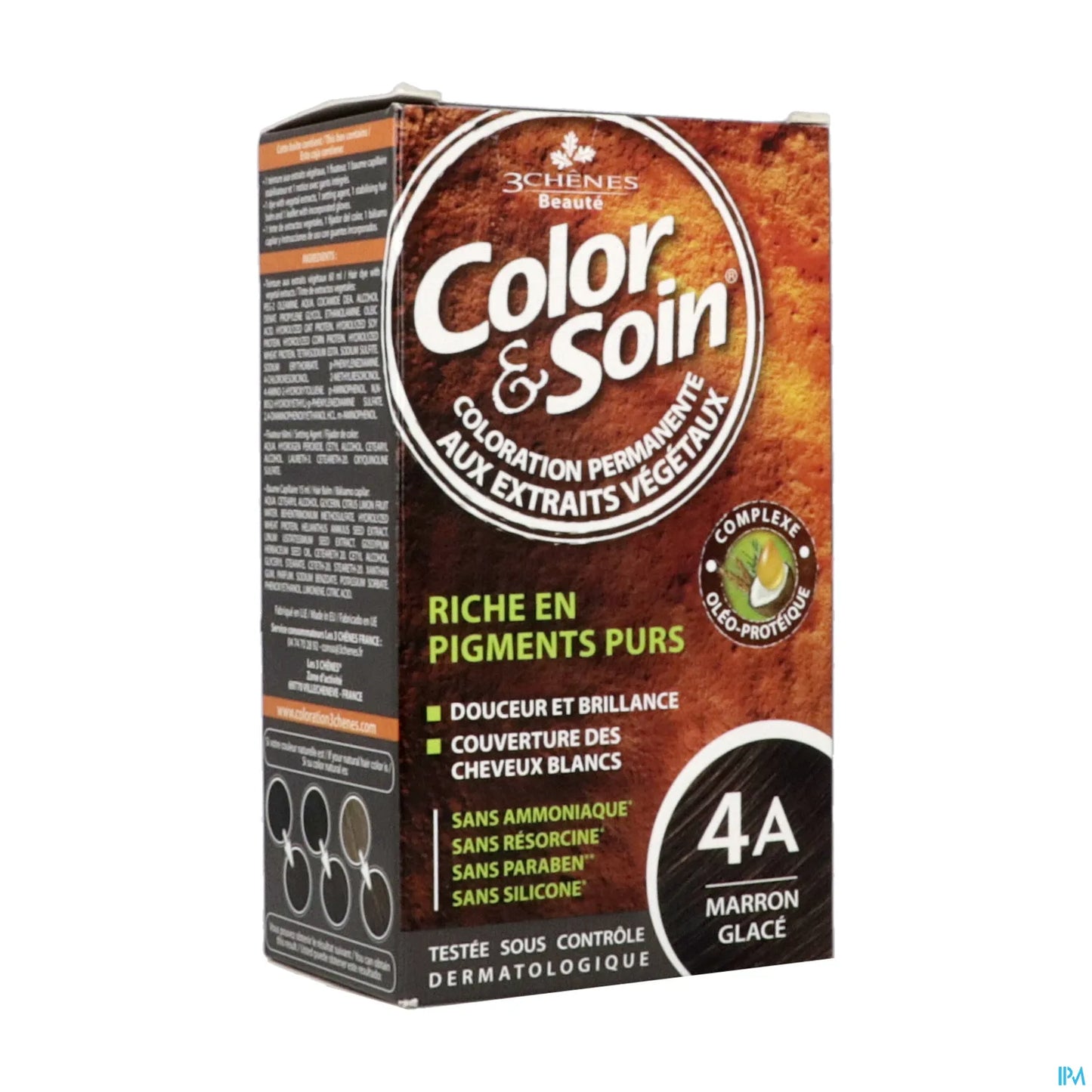 Coloration Permanente Marron Glacé 4A