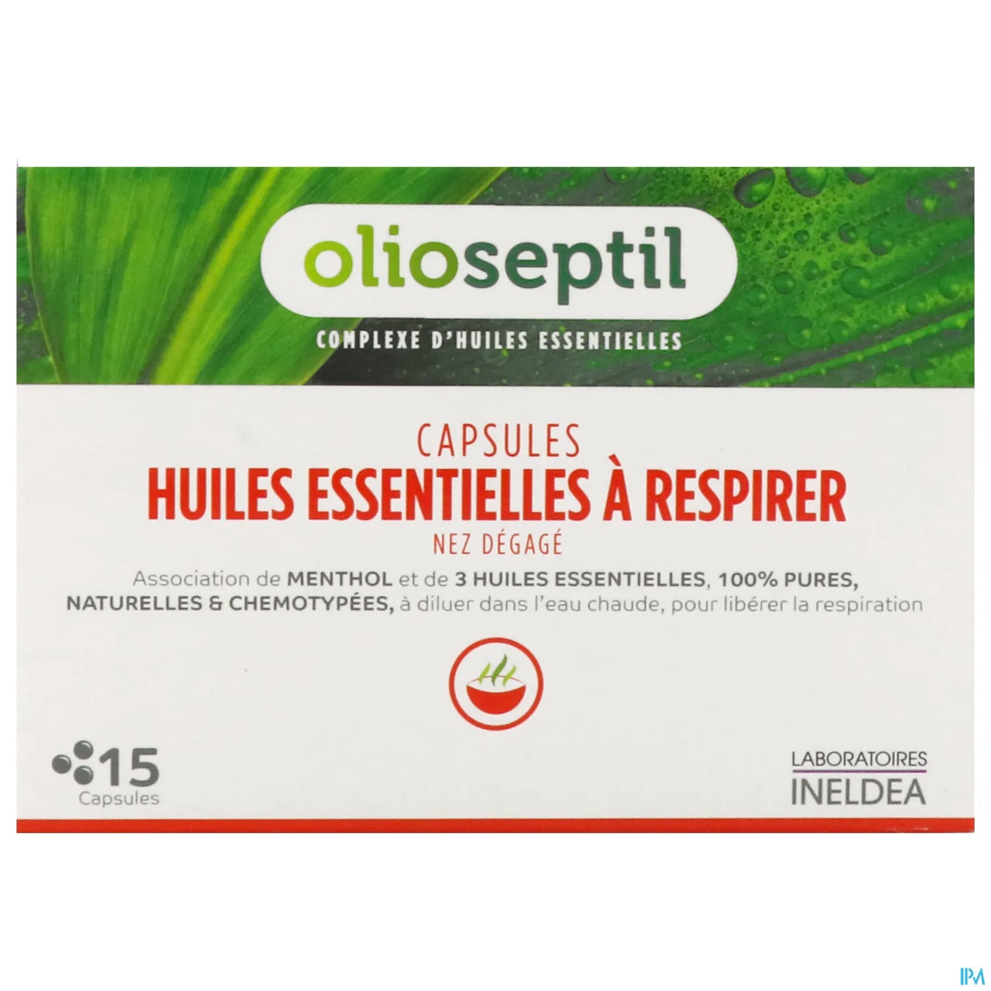 Ineldea Olioseptil Essential Oils for Breathing 15 Capsules
