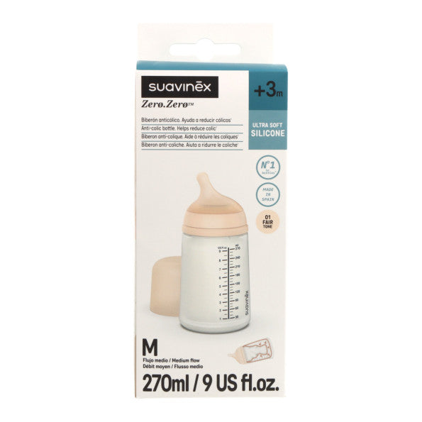 Biberon Zero Zero Anti-Colic a flusso medio 270 ml