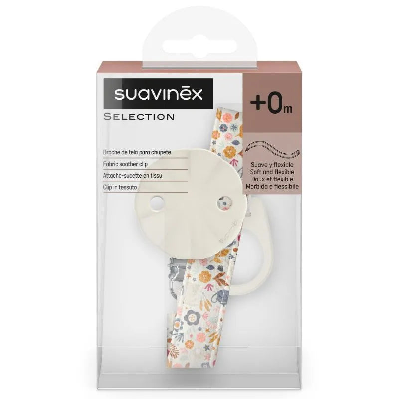 Wonderland Liberty Beige Pacifier Clip