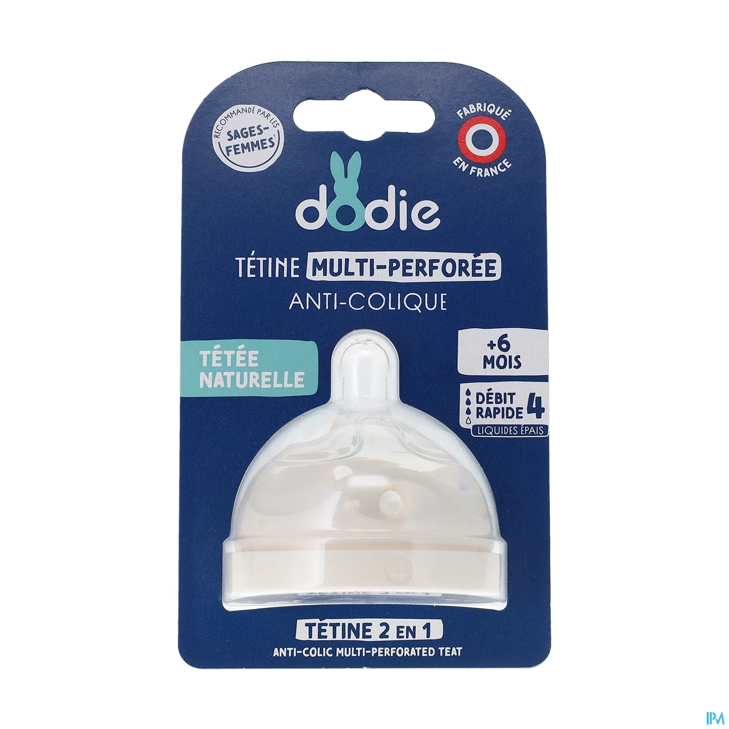 Tétine Biomimétique 6+ Mois Débit 4 1 Unité