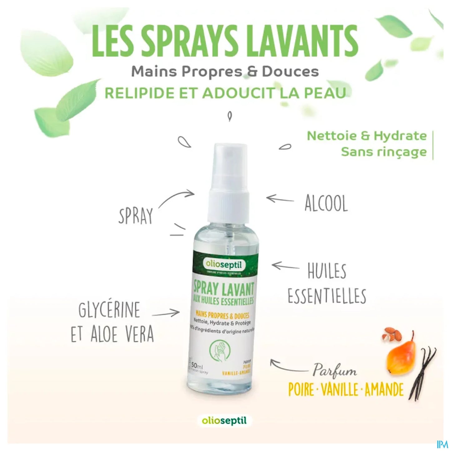 Spray detergente pera e vaniglia 50 ml