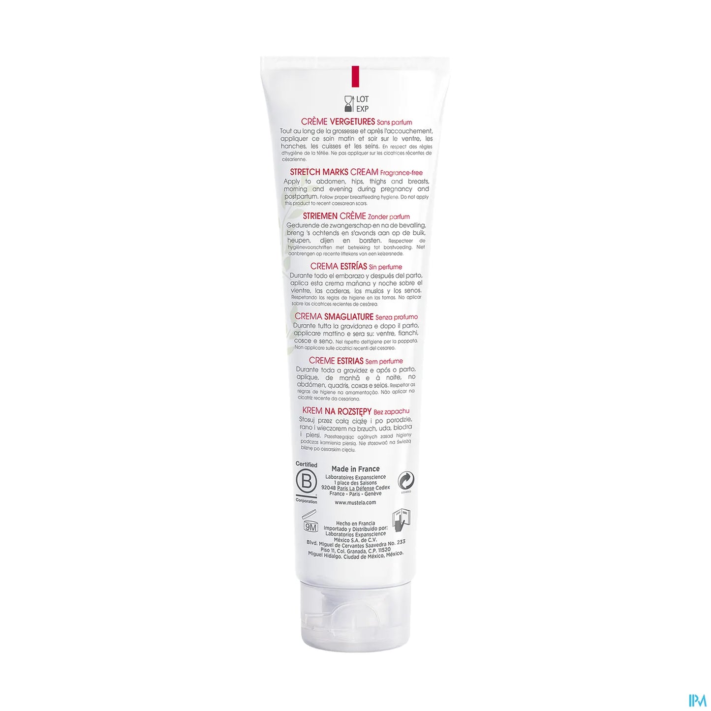 Maternity Stretch Mark Cream Fragrance Free 150 ml
