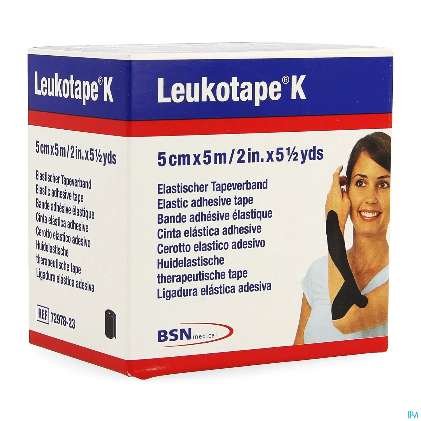 Bande Taping K 5 cm x 5 m Noir