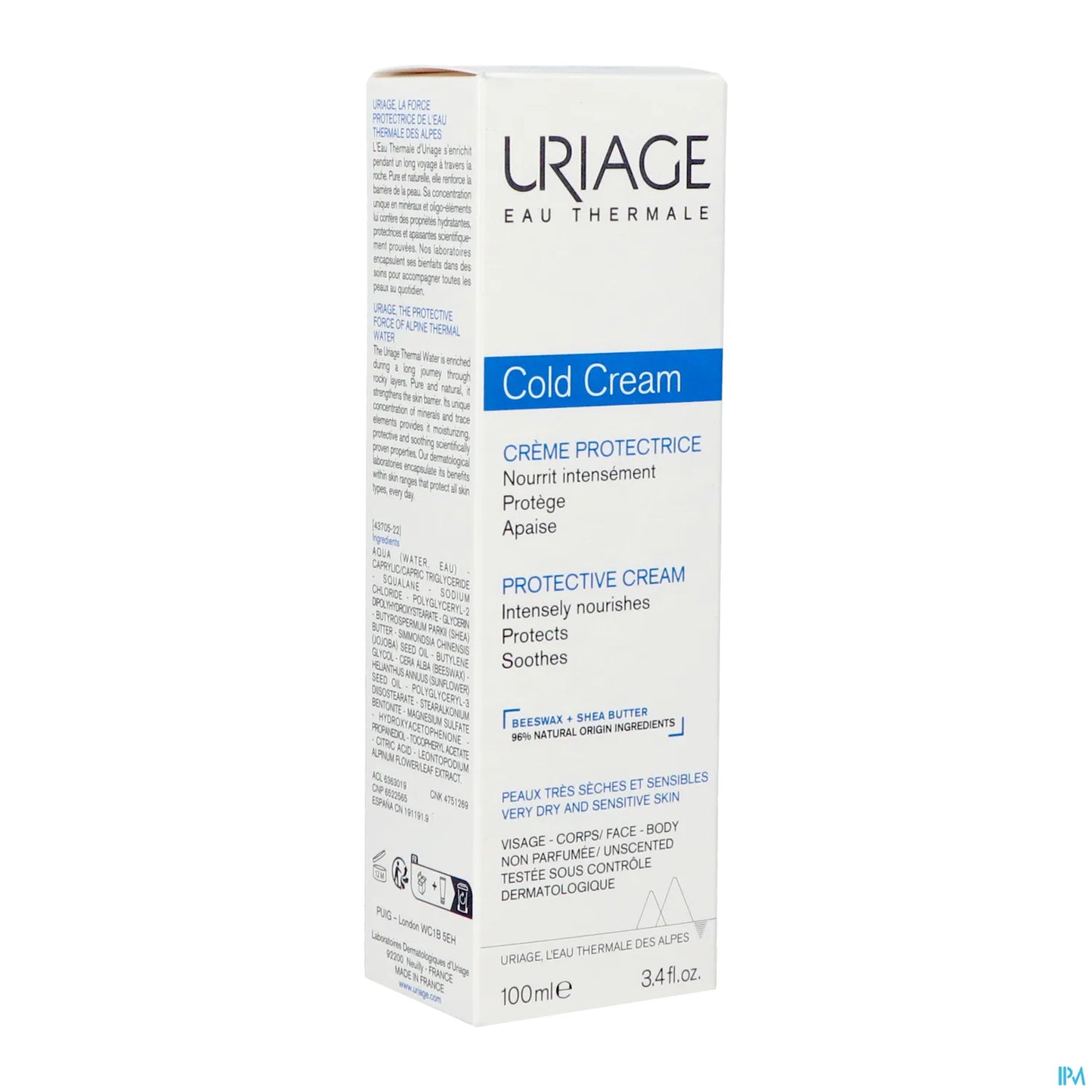 Cold Cream Crème Protectrice 100 ml