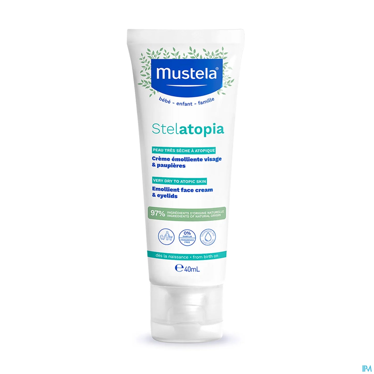 Stelatopia Crème Emolliente Visage 40ml
