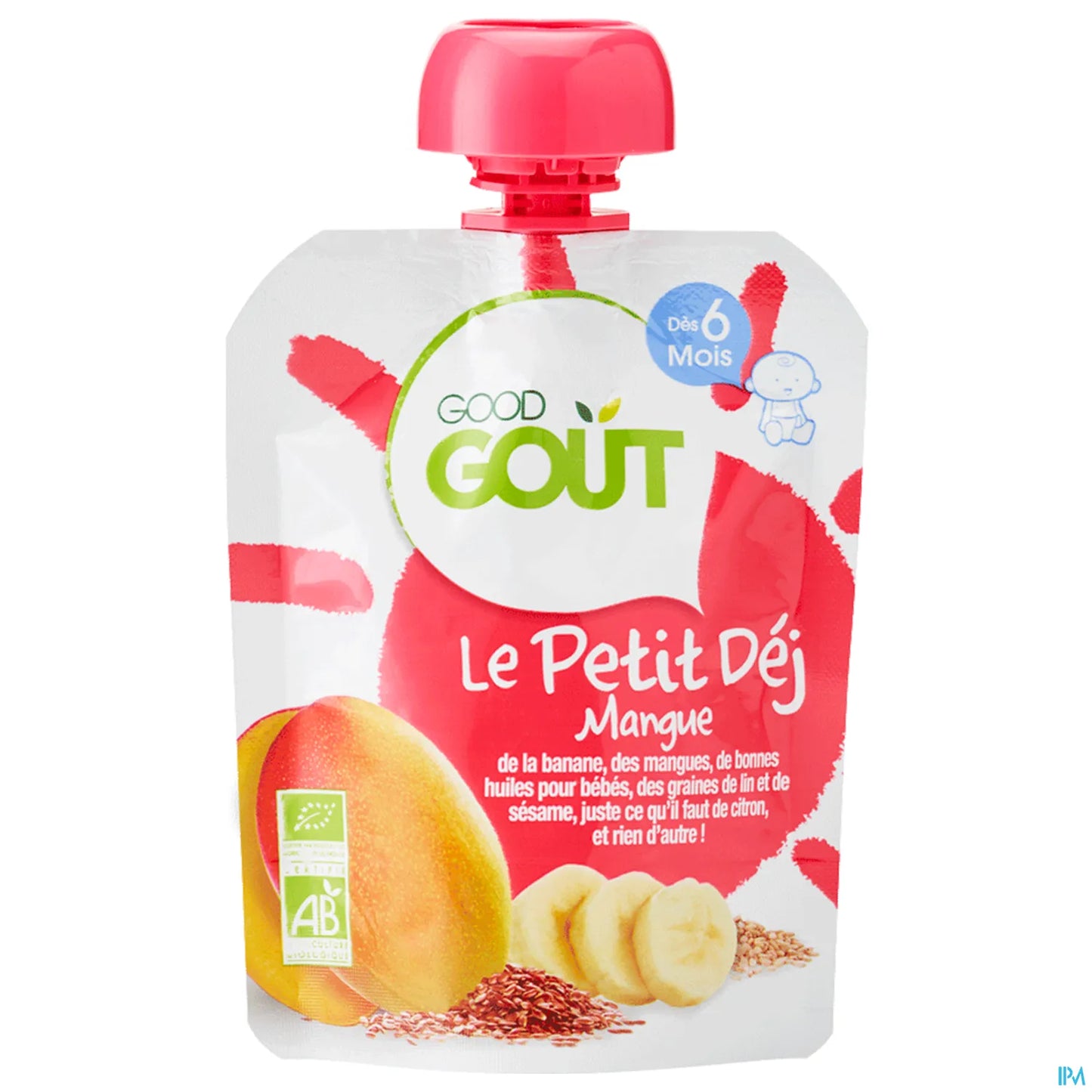 Colazione al mango biologico 70 g dai 6 mesi