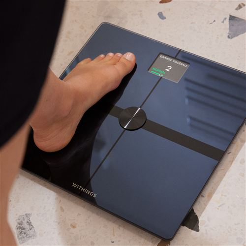 Body Pèse-Personne Smart Black Composition Corporelle Avancée Wi-Fi