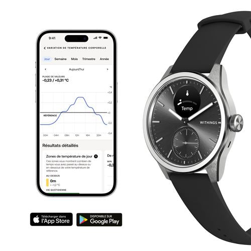 ScanWatch 2 Heart Health Hybrid Smartwatch 42mm Black