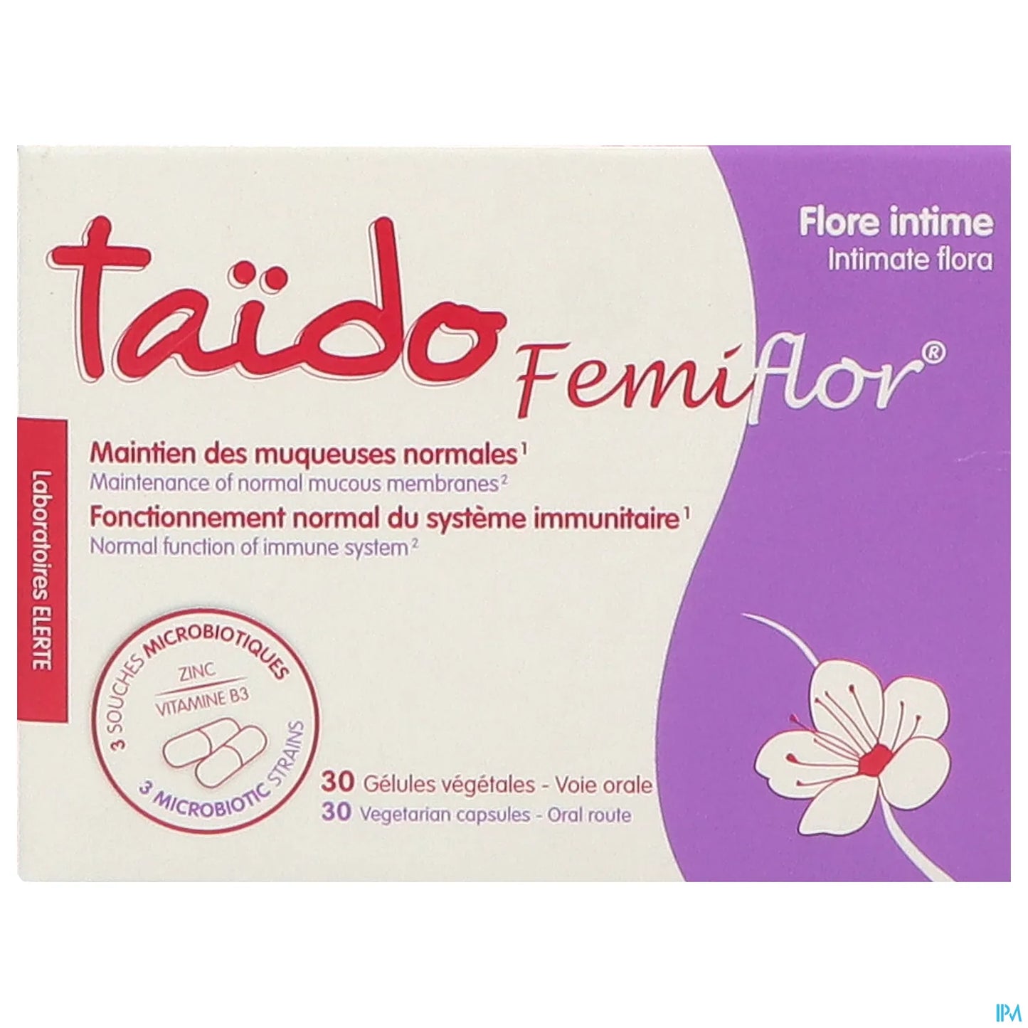 Elerté Taido Femiflor 30 Gélules Végétales