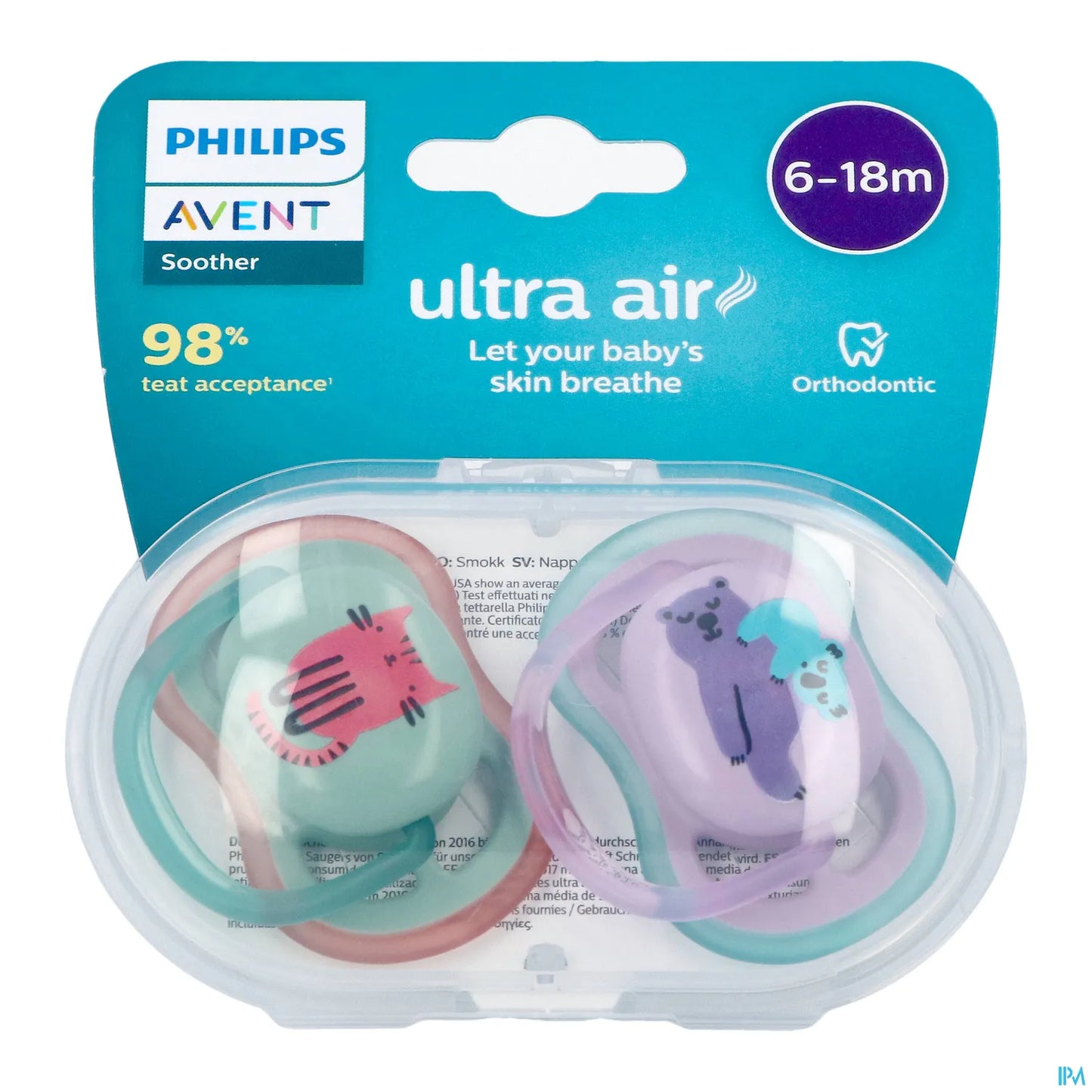 Sucette Ultra Air Mix 6-18 Mois