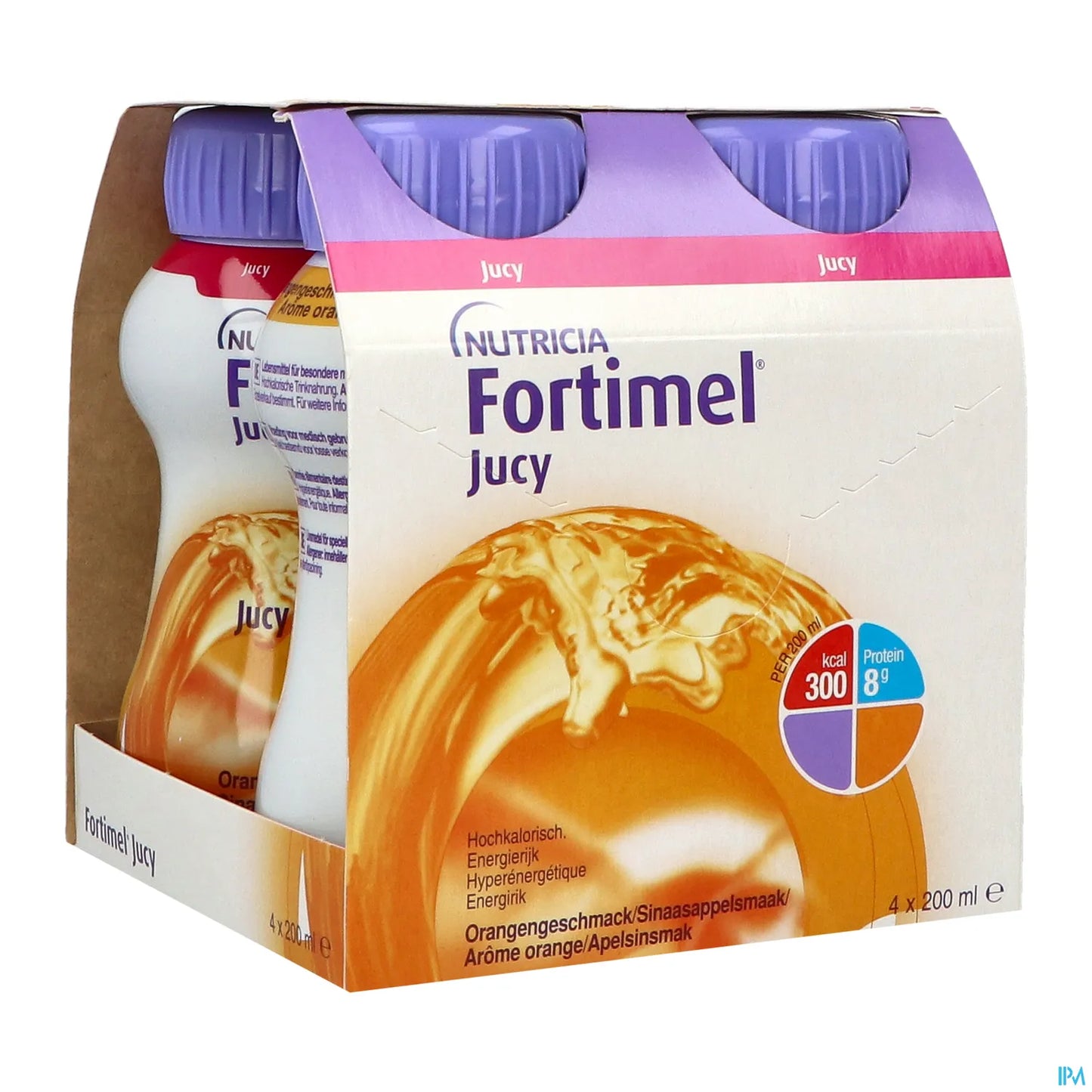 Fortimel Jucy 1,5 kcal Orange 4 x 200 mL
