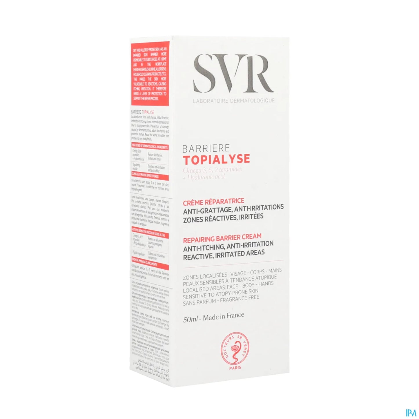 TOPIALYSE Crème Barrière Anti-Irritations Grattage T/50ml