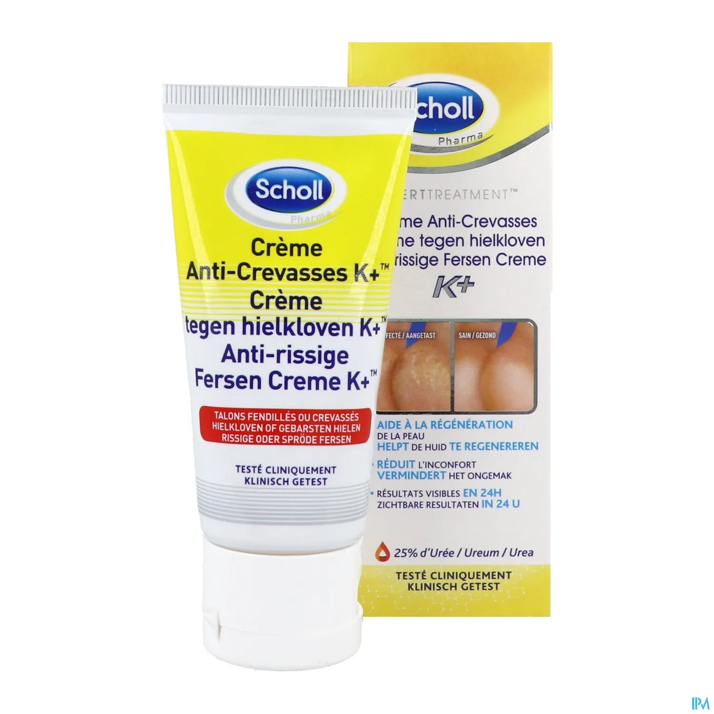 Crema anti-screpolature K+ 25% Urea 60 ml