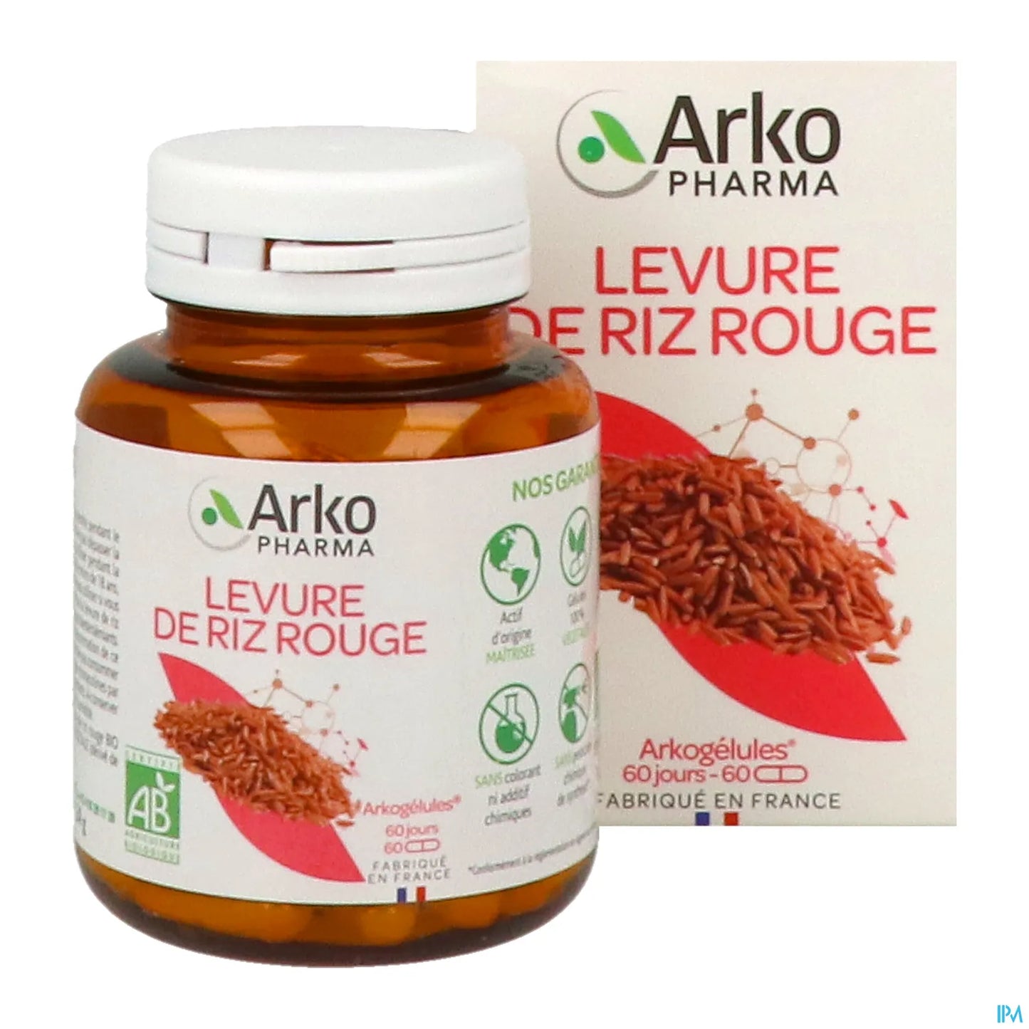 Arkogelules Organic Red Yeast Rice 60 Capsules