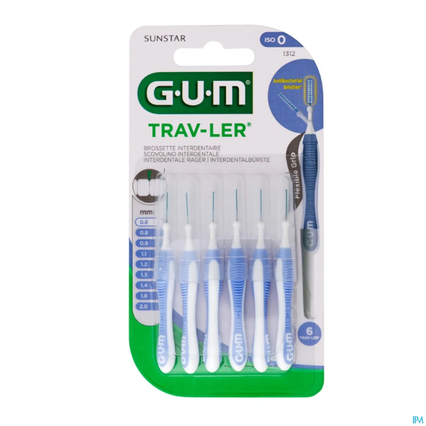Proxabrush Trav-Ler Brossette Interdentaire 0.6mm 6 Brossettes