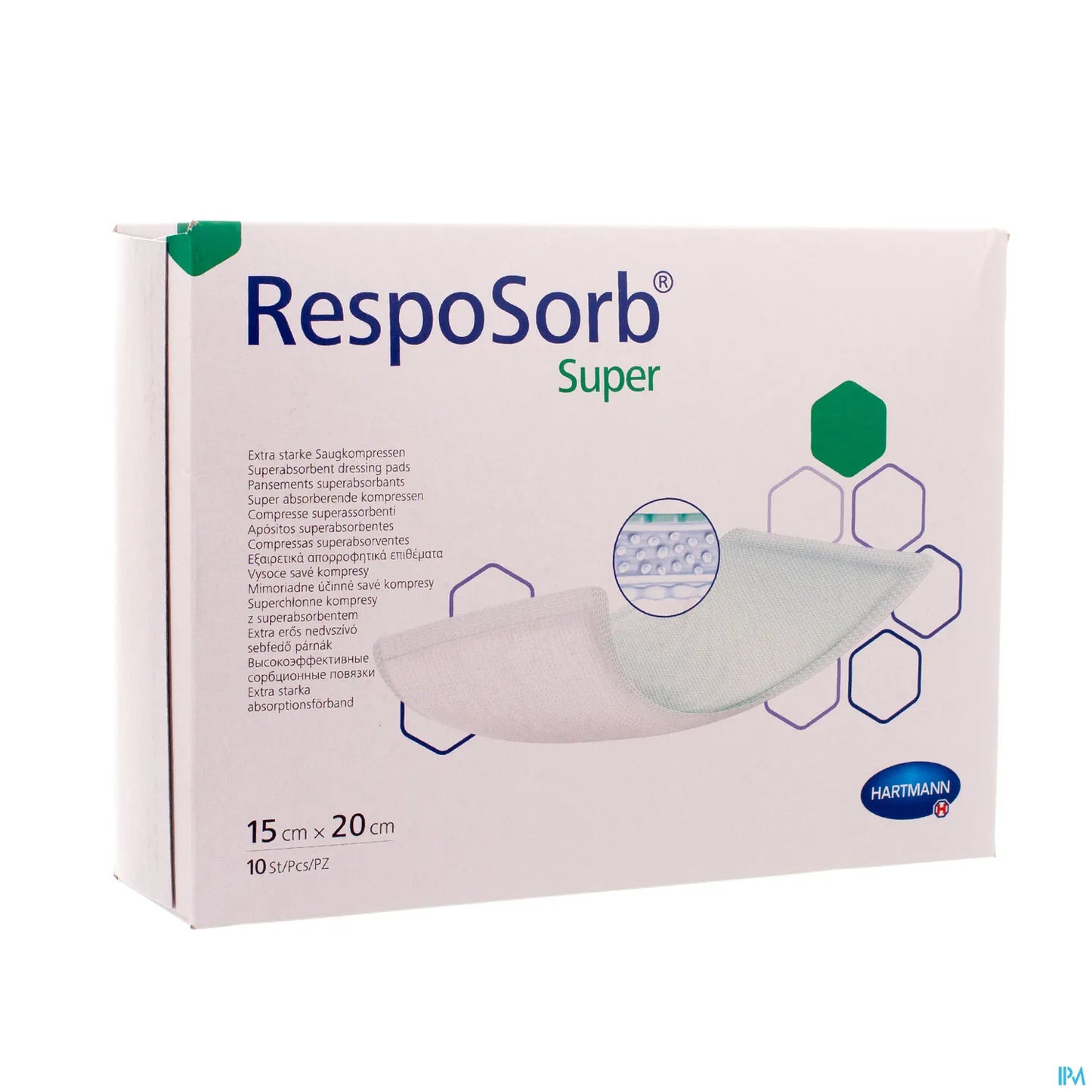 RespoSorb Super 15x20 cm Boîte de 10
