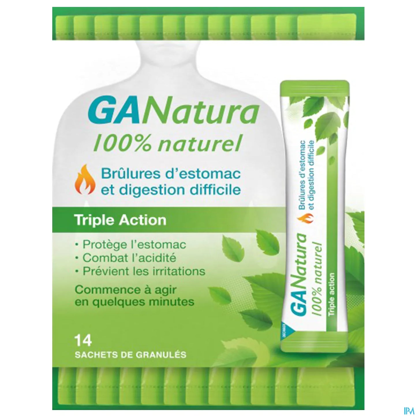 Aboca Ganatura 100% Naturel 14 Sachets de Granulés