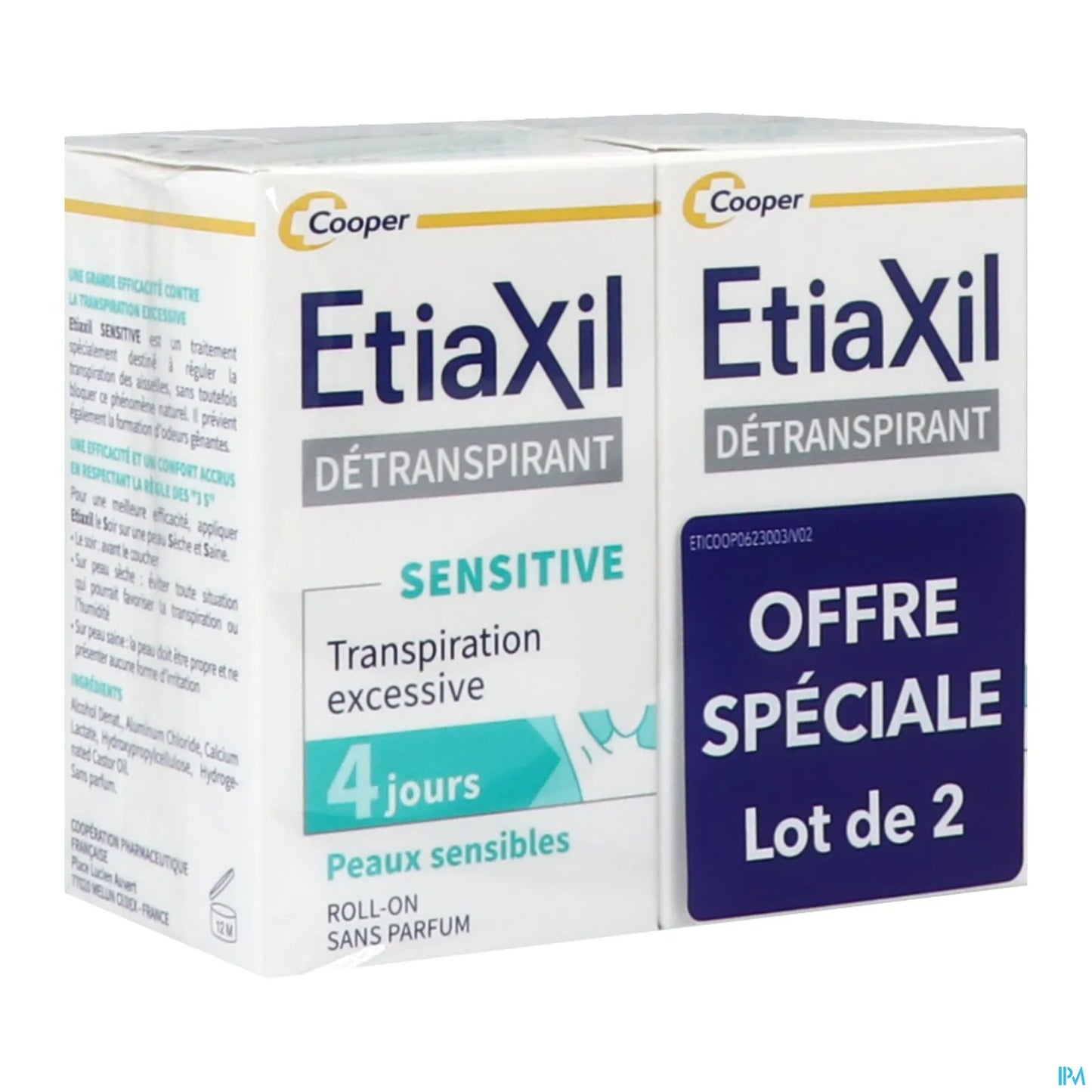 Détranspirant Peaux Sensibles Roll On 15 mL