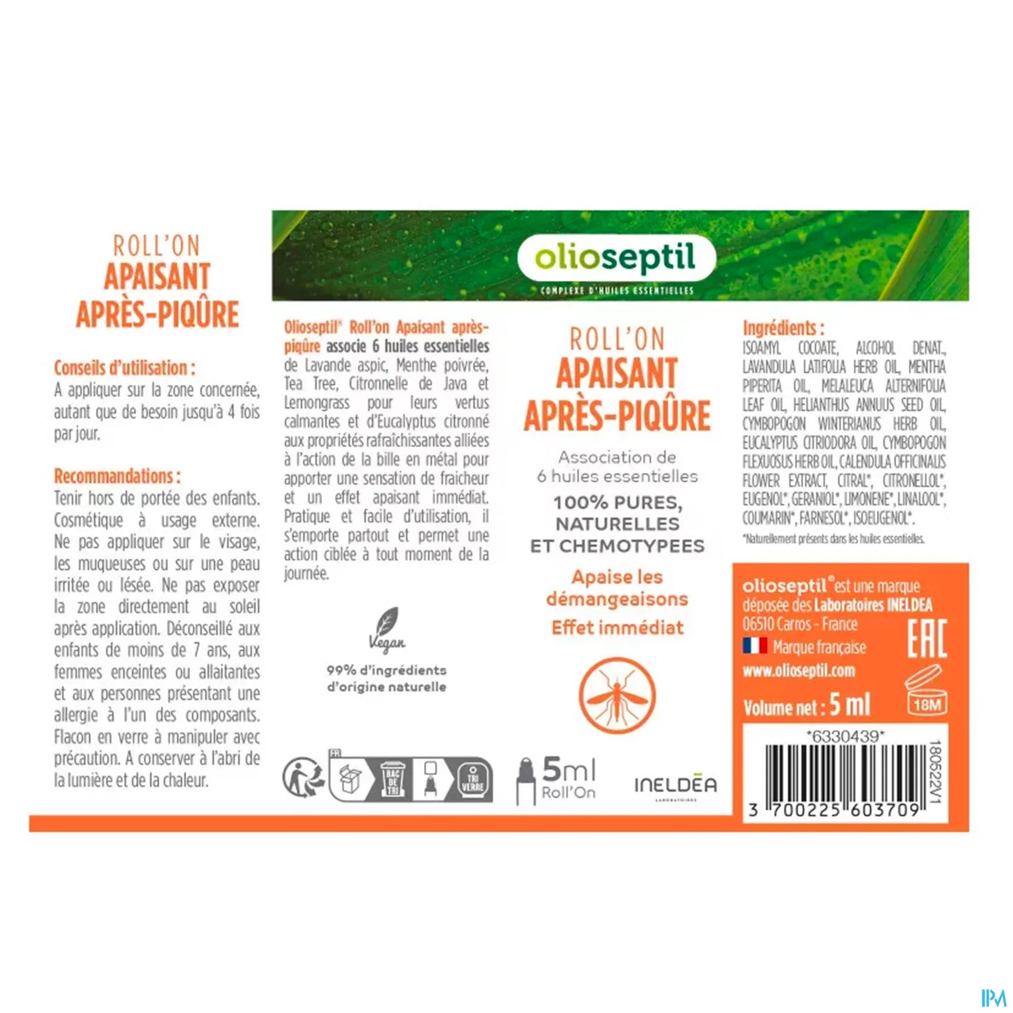 Roll-on lenitivo dopo puntura 5 ml