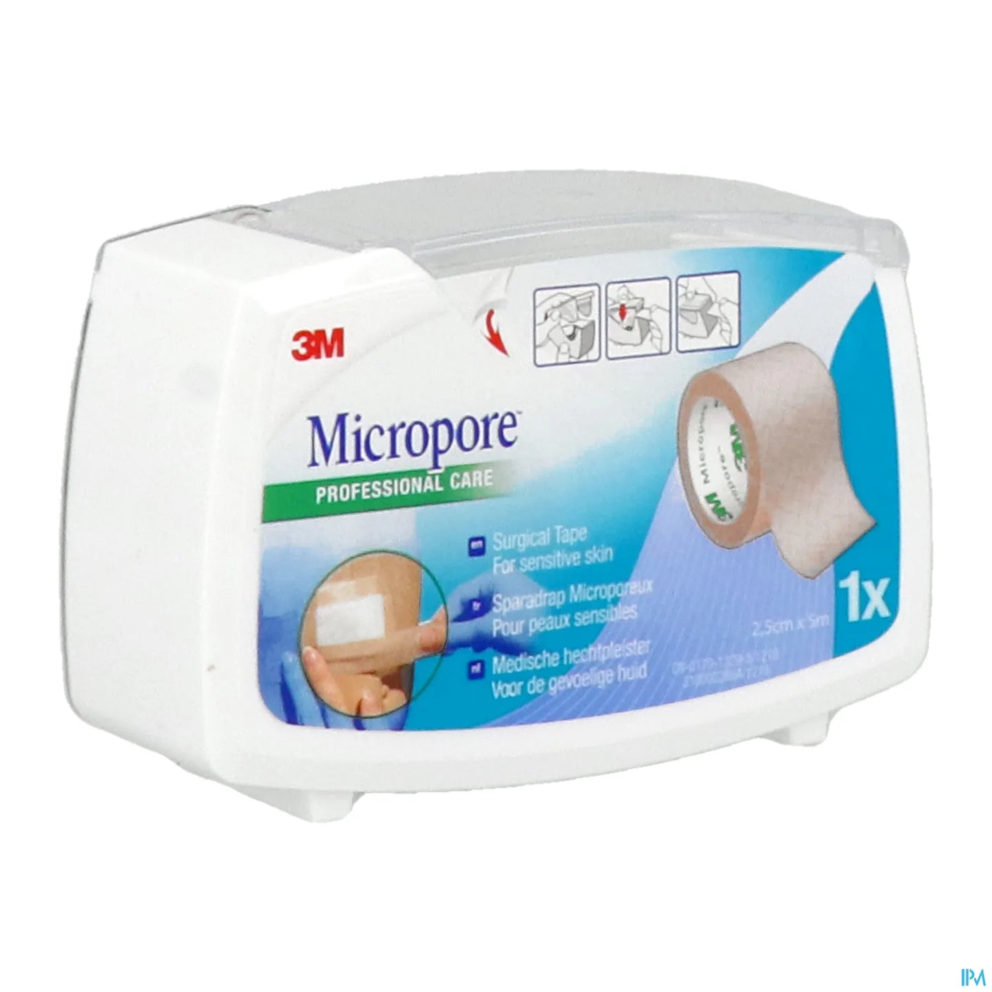 3M Micropore Microporous Tape Flesh 25mm X 5m
