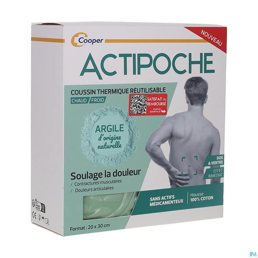 Cooper Soin Actipoche Argile Dos et Ventre