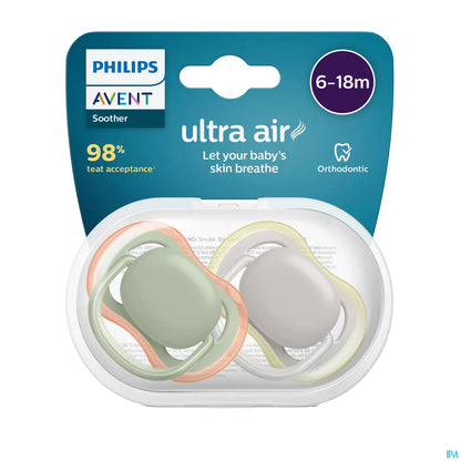 Ciuccio Ultra Air Smooth 6-18 mesi