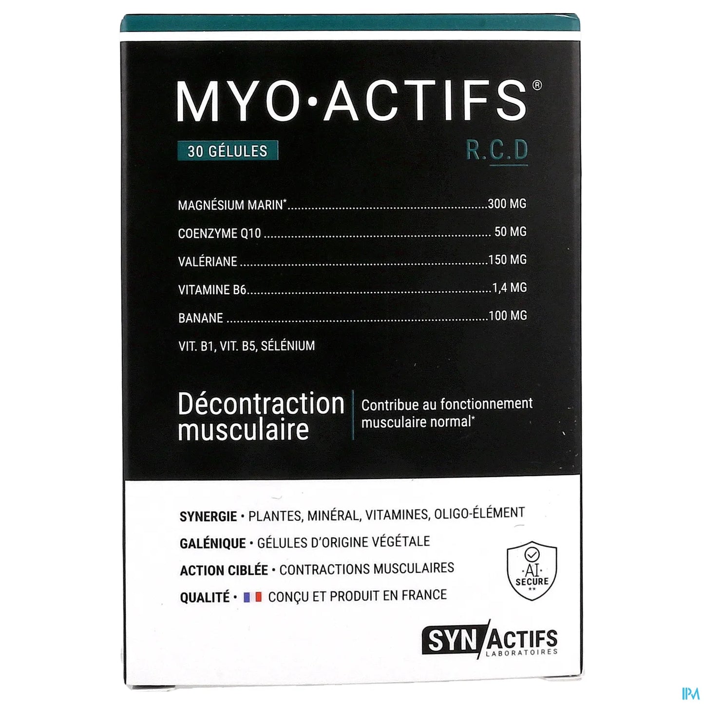 Synactifs MyoActifs Capsule 30 Capsule