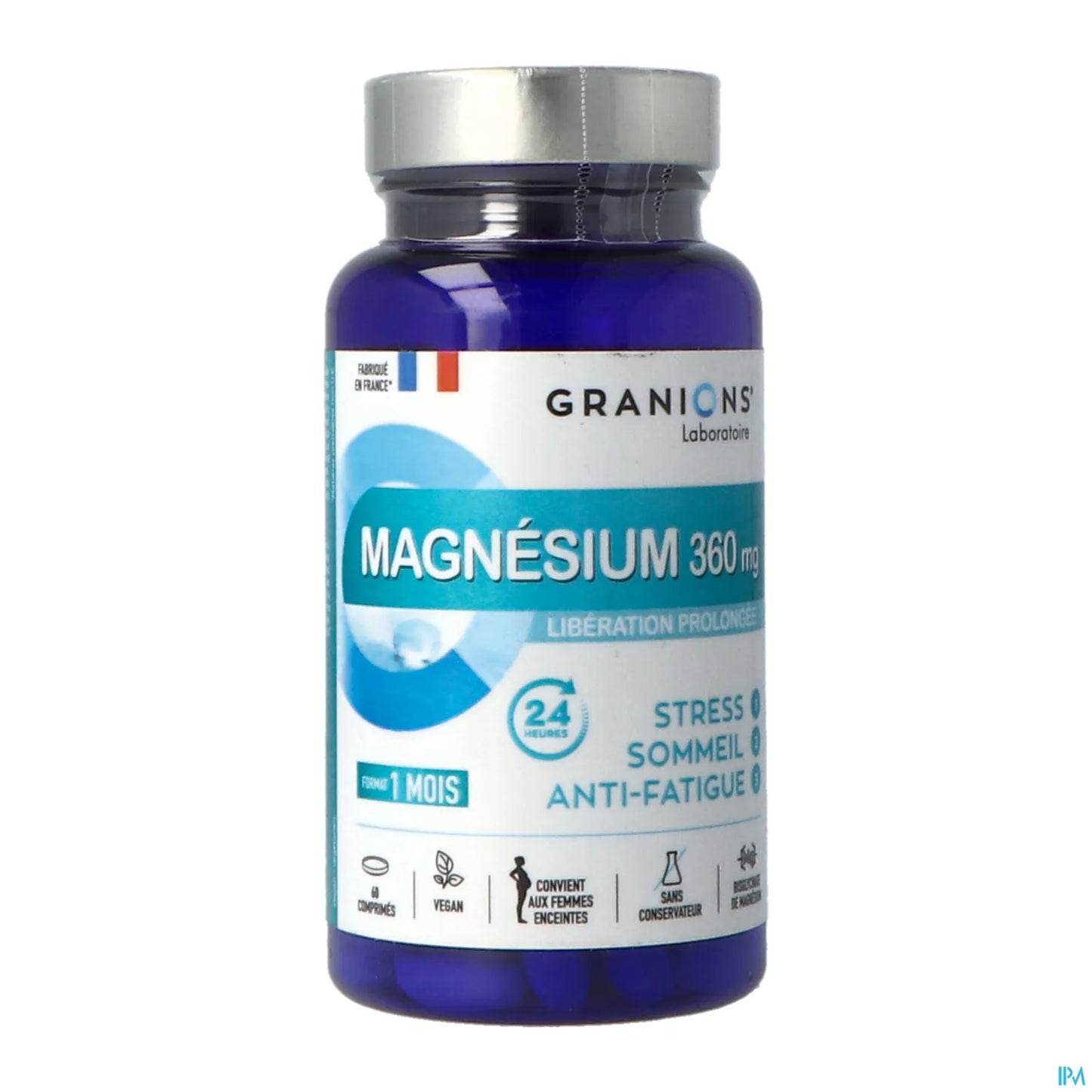 Magnésium 360mg 60 Comprimés