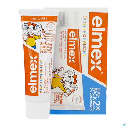 Dentifrice Enfant 3-6 Ans 50ml x2