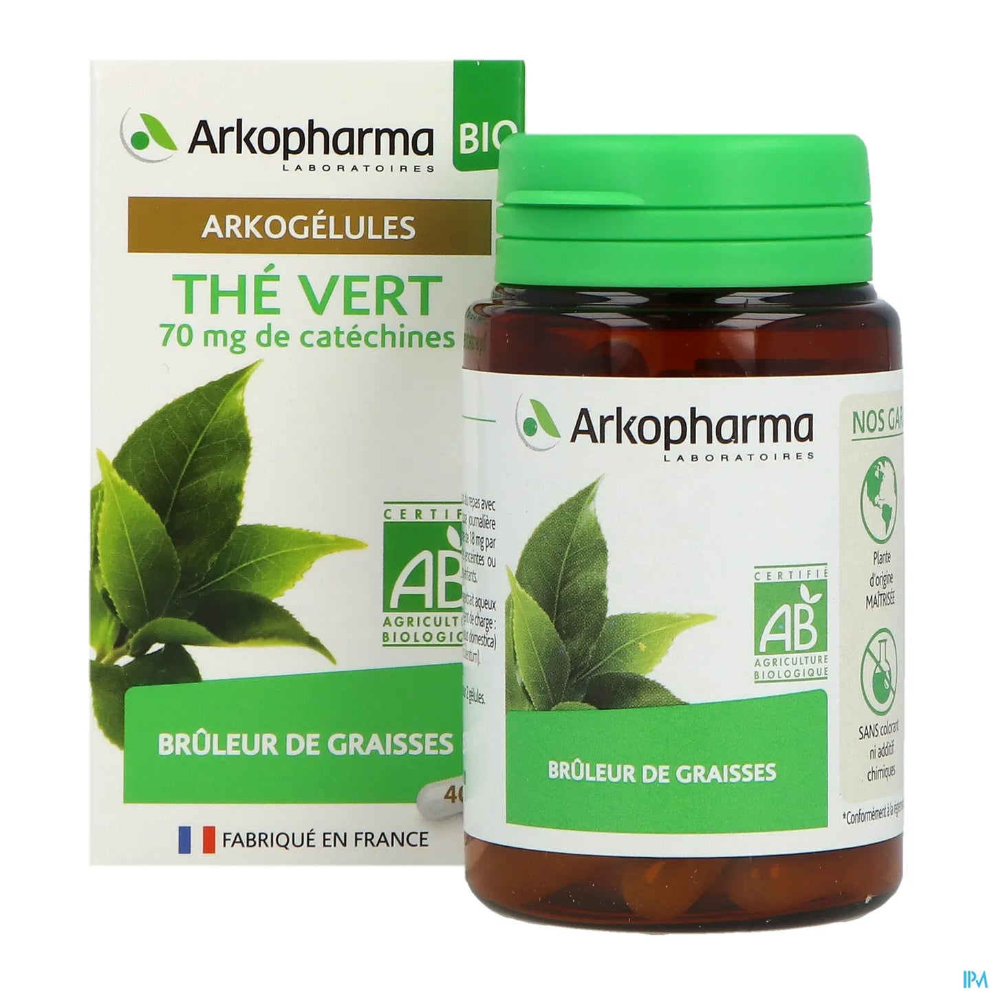 Arkogélules Organic Green Tea 40 Capsules