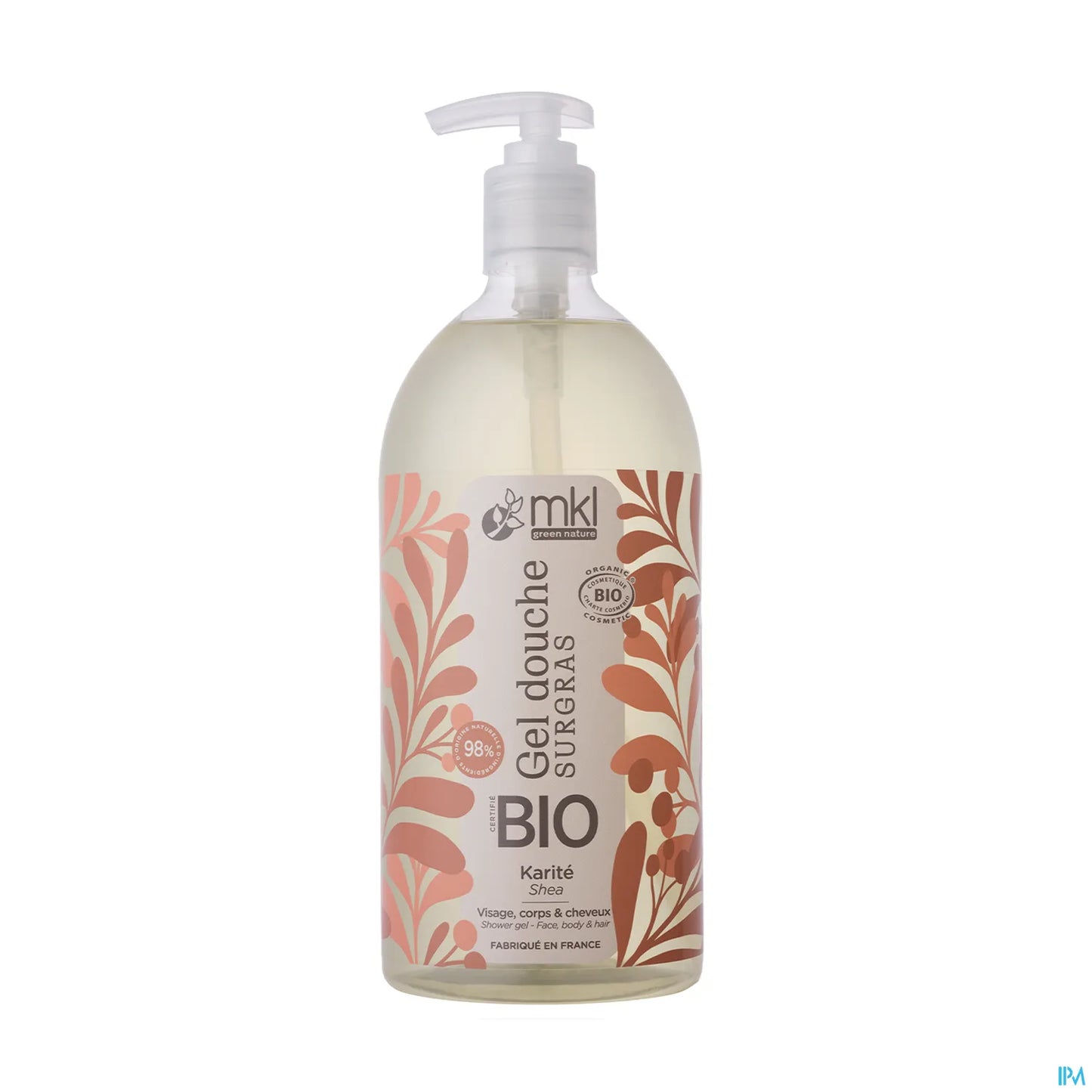 Green Nature Gel Douche Surgras Karité Bio 1L