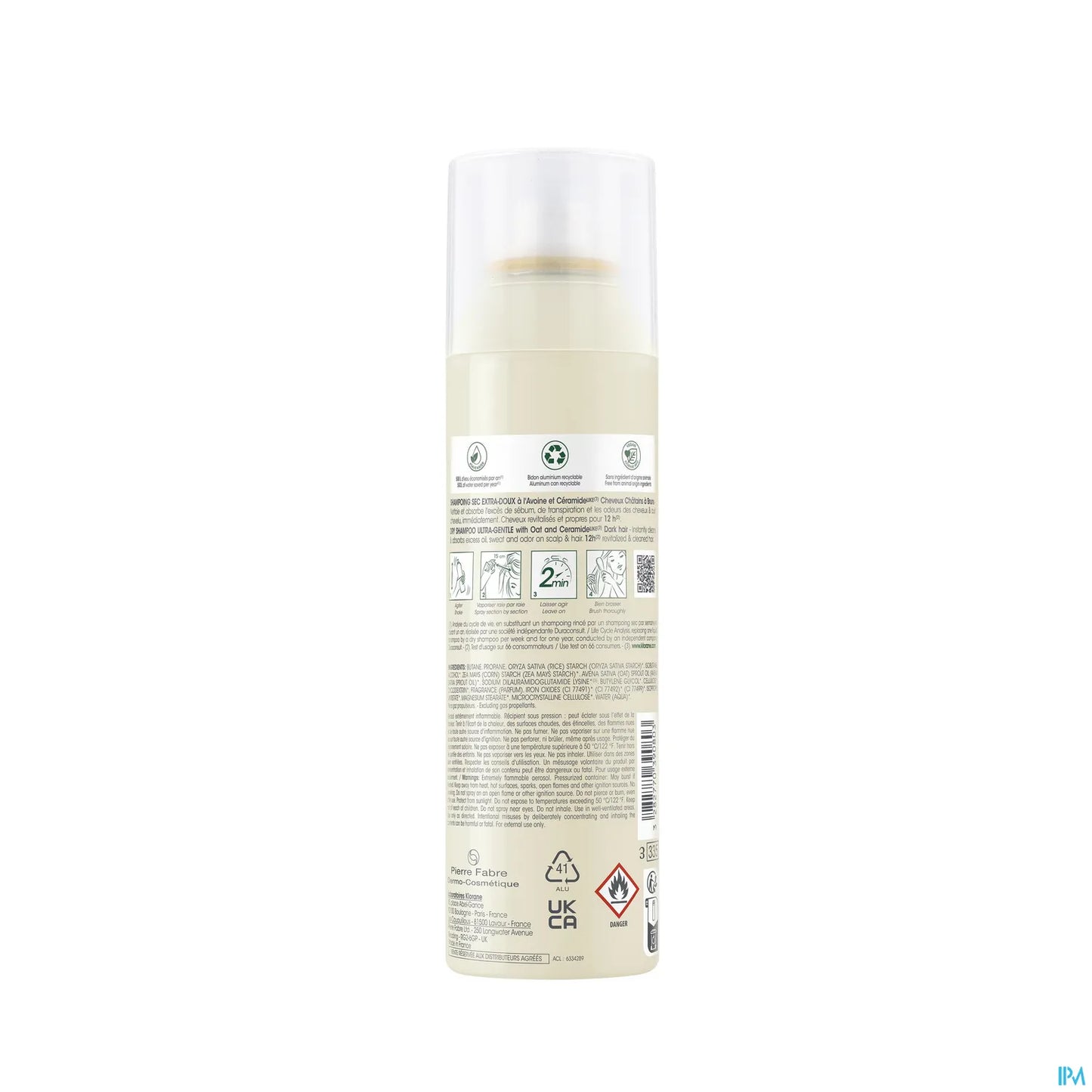 Shampooing Sec à l'Avoine Teinté 150ML