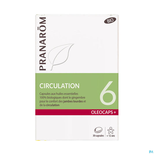 Oleocaps 6 Circulation Organic 30 Capsule