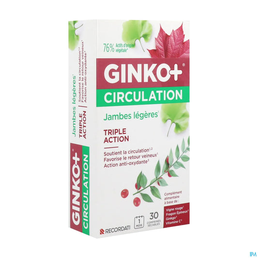 Ginko+ Circulation Heavy Legs 30 Tablets