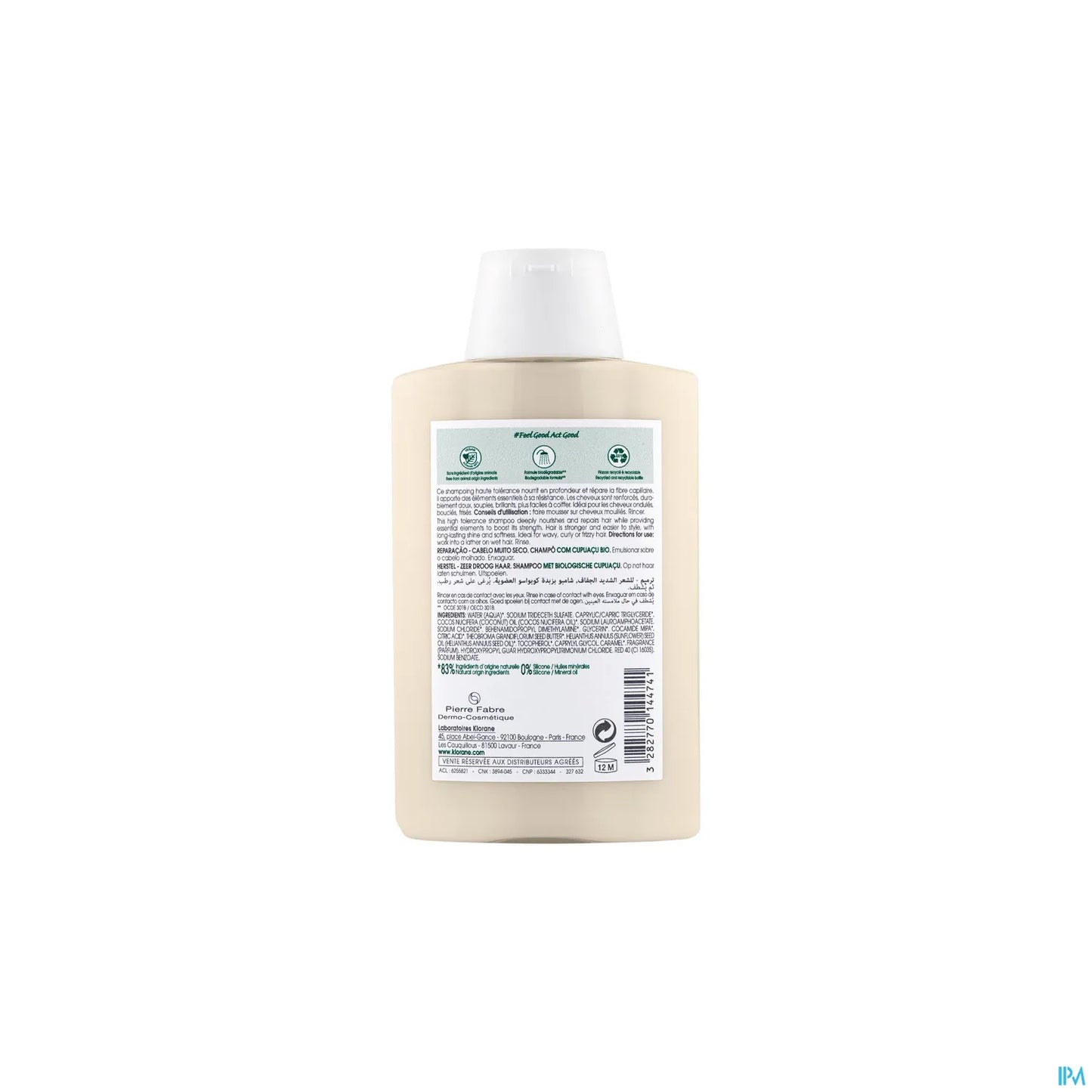 Repair Shampoo with Organic Cupuaçu Butter 200ml
